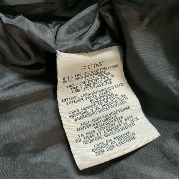 Levi’s Black Faux Leather Moto Jacket - Picture 7 of 7